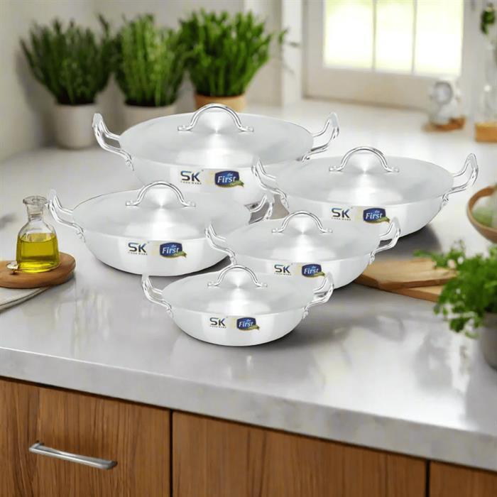 Aluminum Heavy Gauged Sauce Pan Set