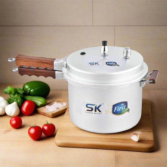 Rose Wood Pressure Cooker with Easy Grip Handles
