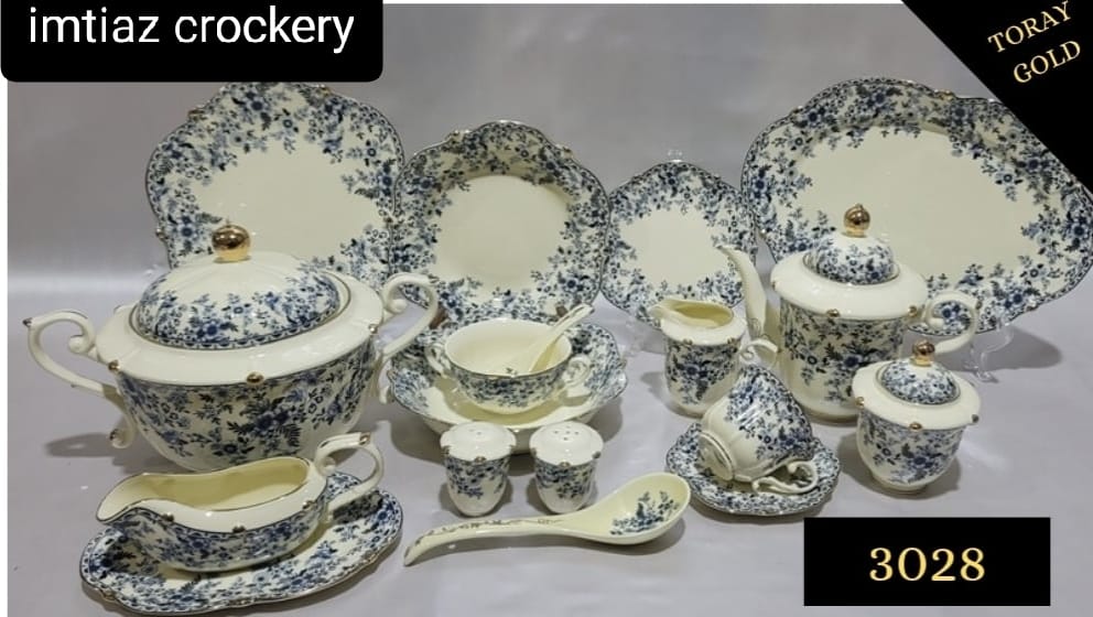 8Persons 75pcs Super Bone China Full Print Dinner set